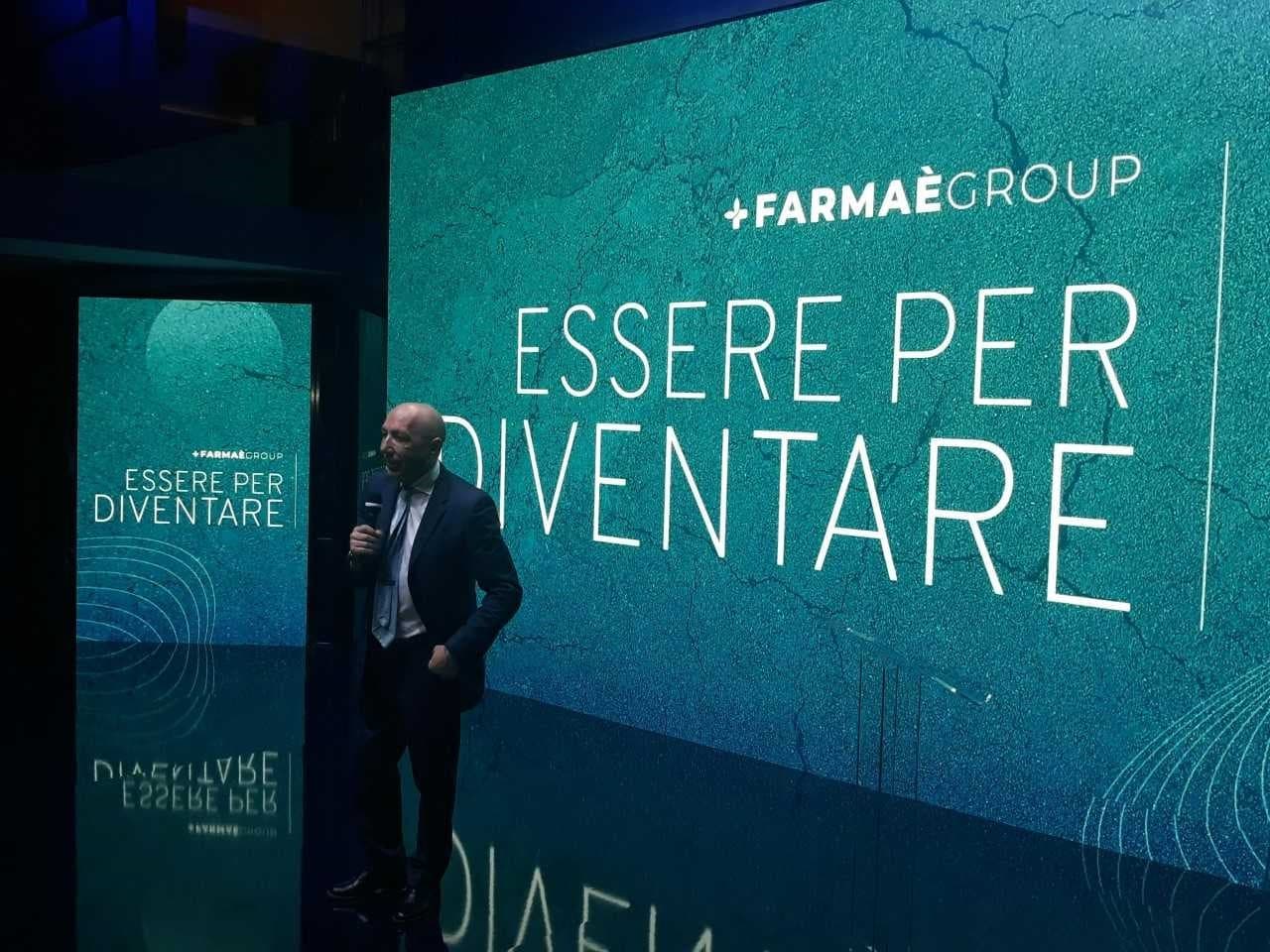 Riccardo Iacometti, fondatore e amministratore delegato di Farmaè (ora Talea Group) alla presentazione del rebranding