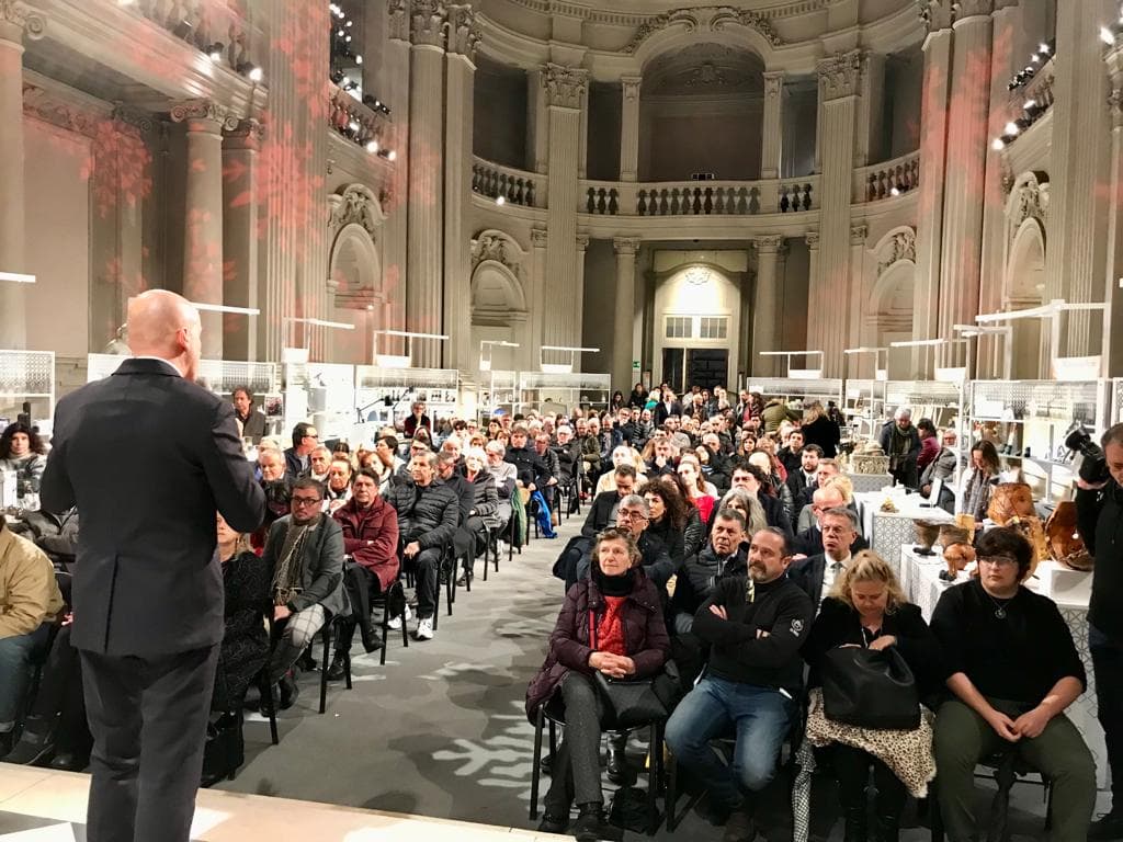 La sala della premiazione
