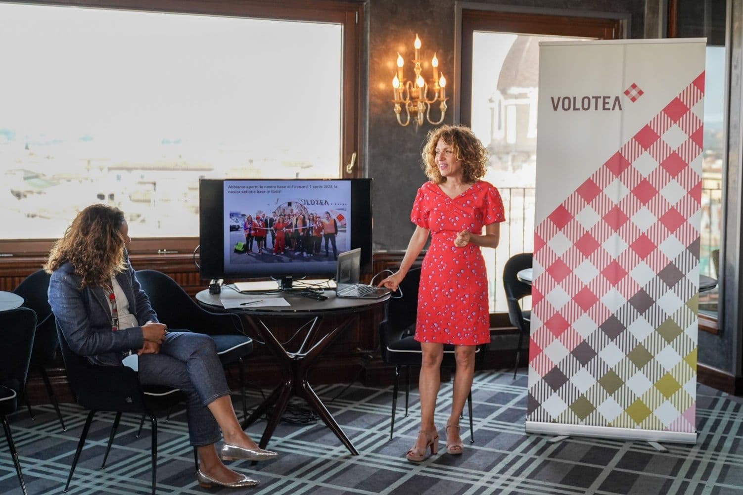 La presentazione di Volotea