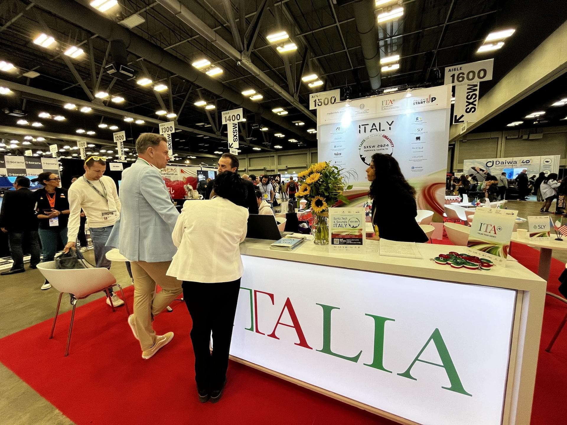 Il padiglione Italia in Texas
