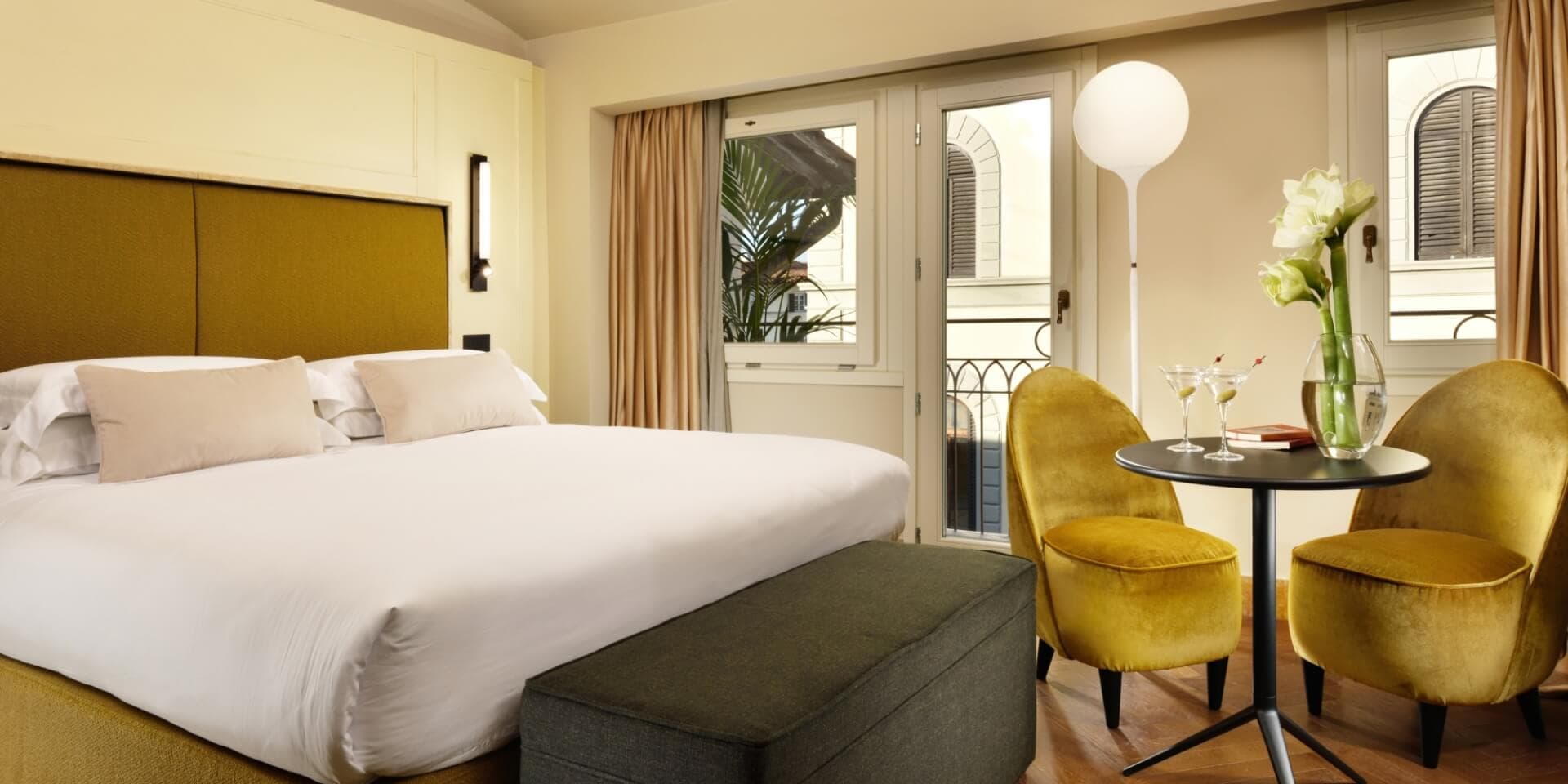 Una camera del Floren Luxury Hotel di Firenze