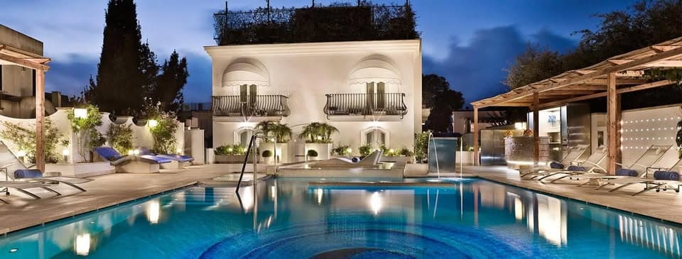L'hotel Villa Blu Capri ad Anacapri