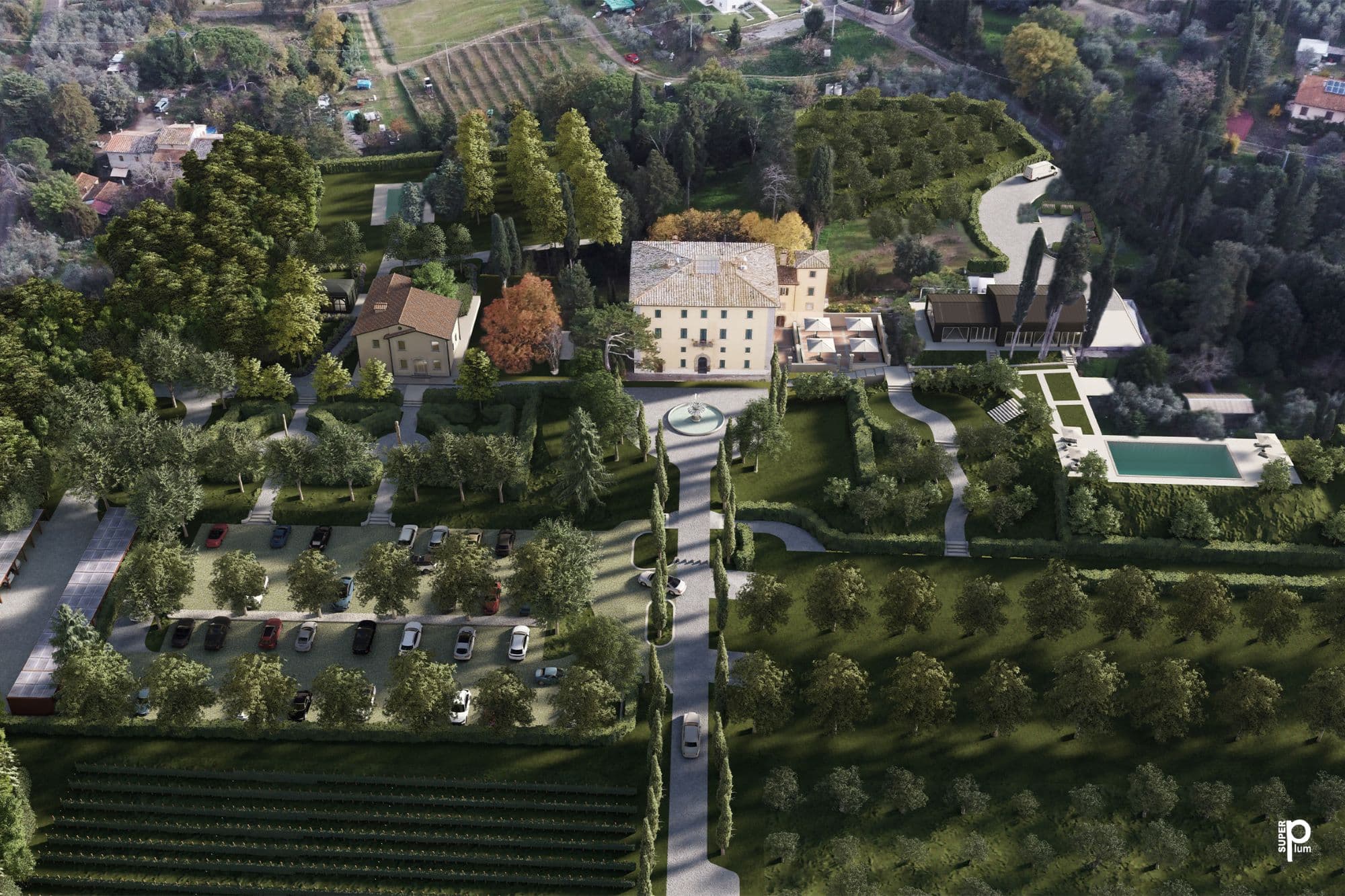 Villa Burali ad Arezzo