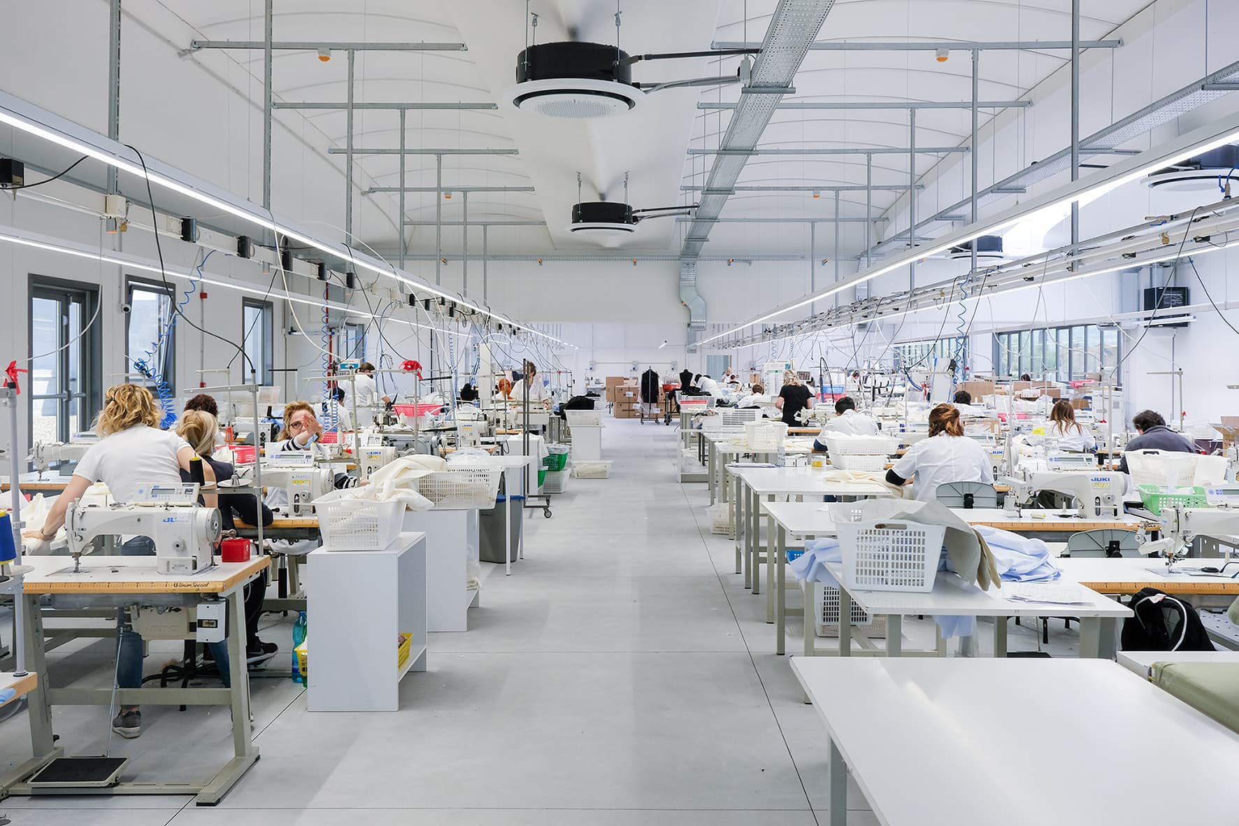 la nuova sede dell'azienda di abbigliamento Albachiara a Montevarchi