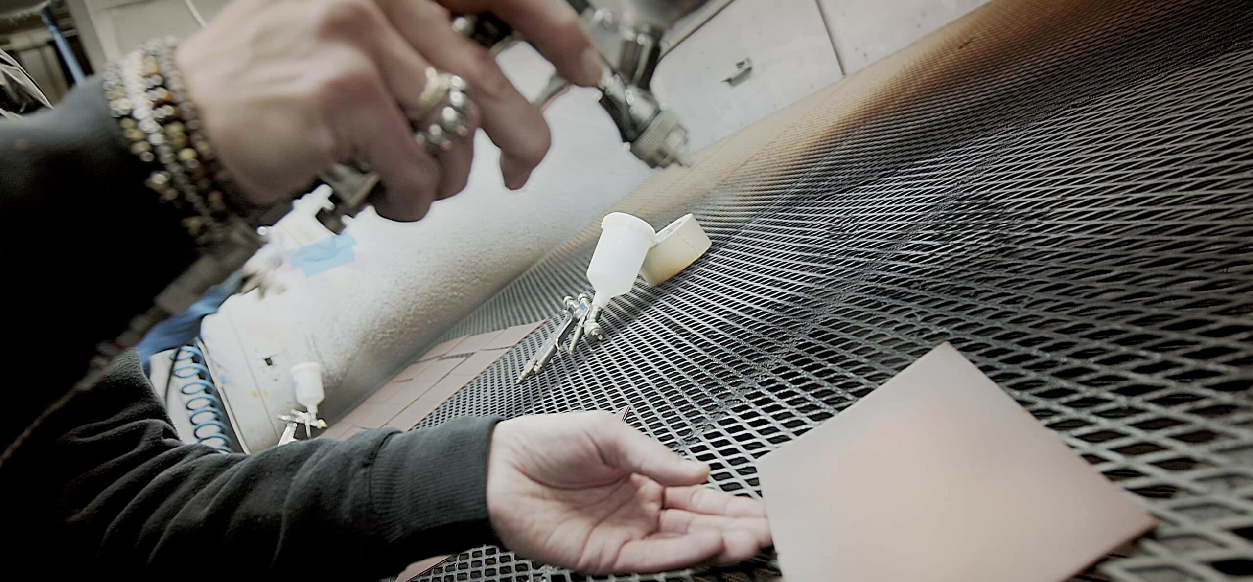 Una lavorazione dell'Officina Ciemmeci