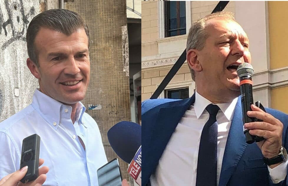Giorgio Silli (a sinistra), Patrizio La Pietra (a destra)