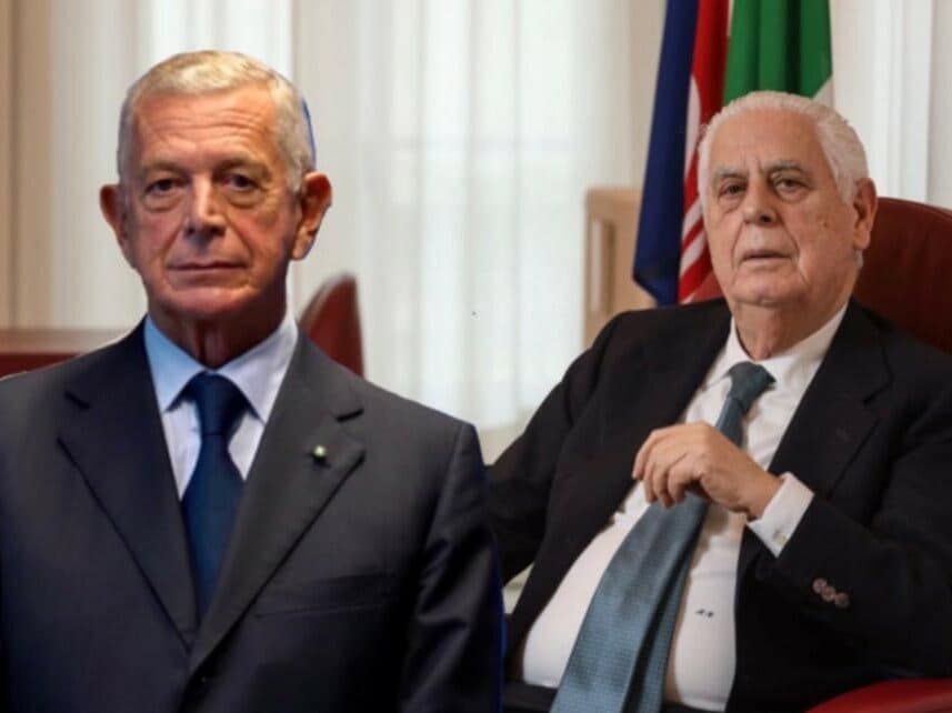 Piero Neri, presidente di Confindustria Livorno-Massa Carrara (a sinistra) e Maurizio Bigazzi, presidente di Confindustria Firenze