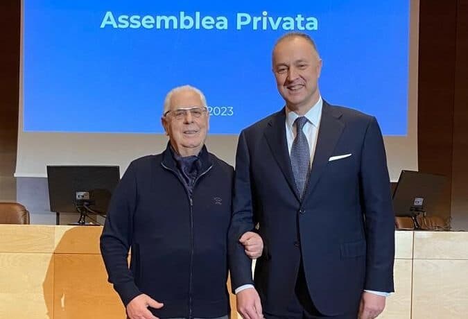 il presidente di Confindustria Firenze, Maurizio Bigazzi (a sinistra) e il neo-vicepresidente Francesco Brunetti