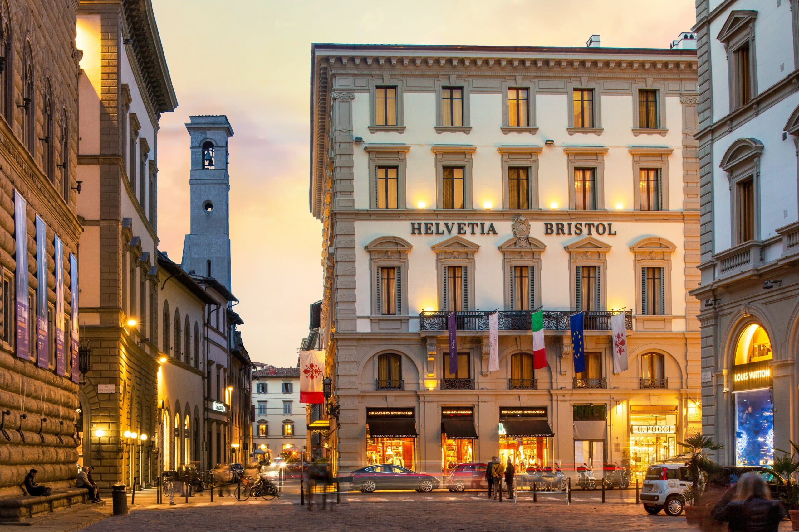 L'hotel Helvetia e Bristol di Firenze, una delle proprietà 5 stelle del gruppo Starhotels