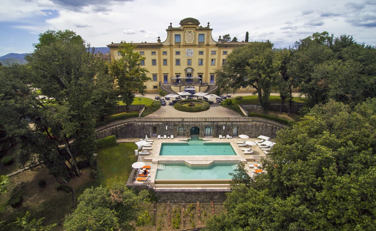 L'hotel 5 stelle Villa Le Maschere in Mugello, chiuso da tempo