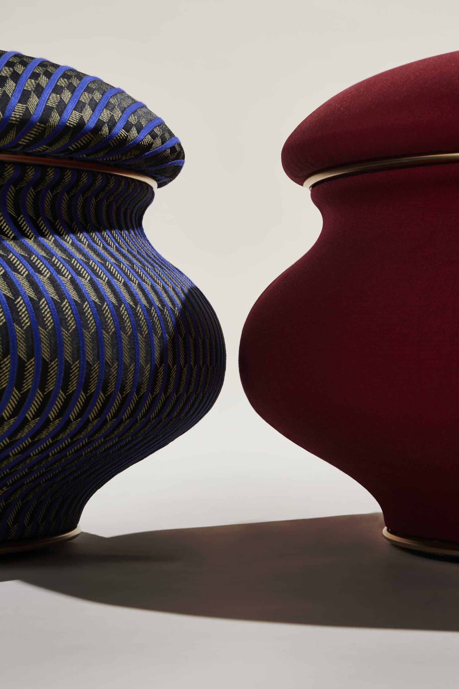 Il pouf Dulcis, una delle creazioni della nuova Home Collection Ginori