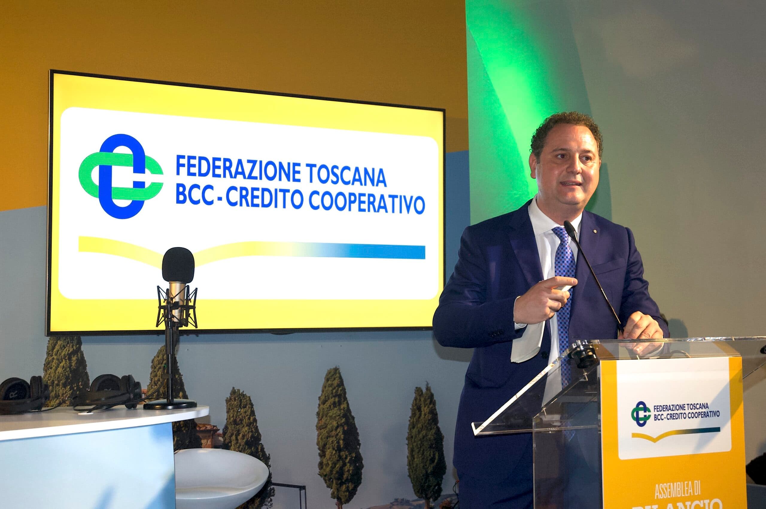 Matteo Spanò, presidente della Federazione toscana Bcc