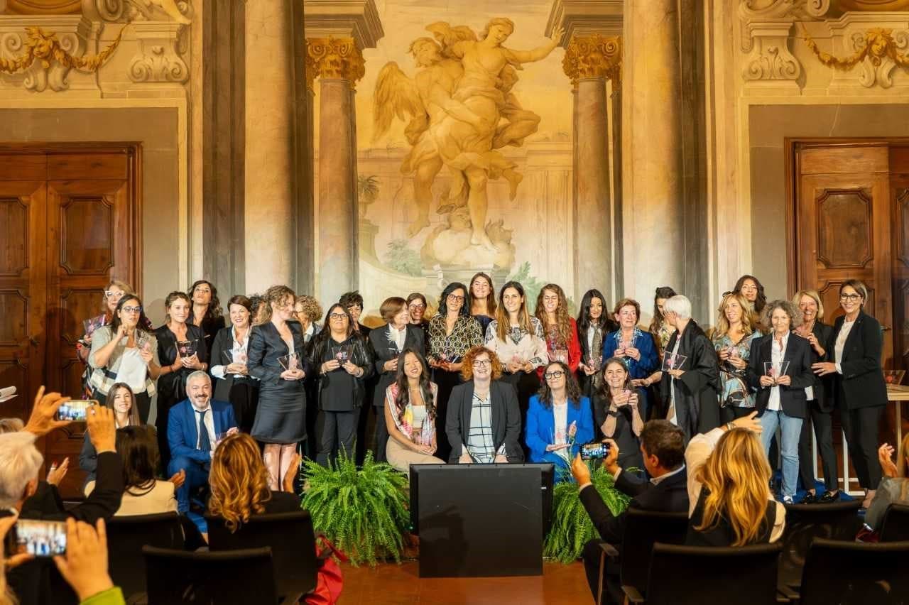 I rappresentanti delle 35 aziende del Centro Italia premiate