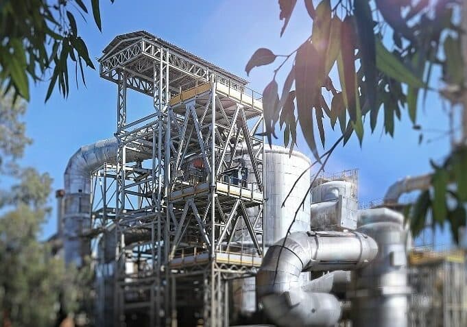 Lo stabilimento Nuova Solmine di Scarlino (Grosseto)