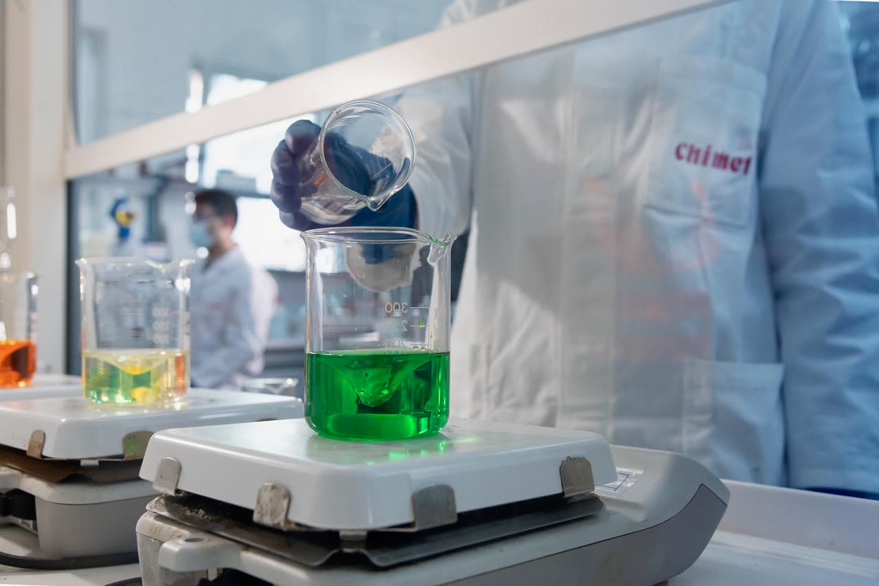 Un laboratorio della Chimet di Arezzo