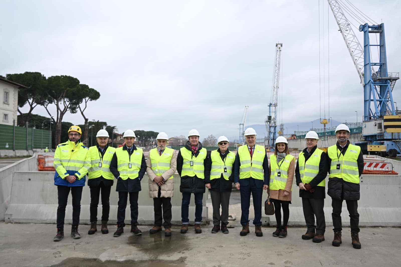 La delegazione di Confindustria