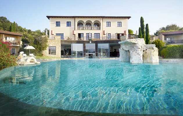 L'hotel termale Adler a Bagno Vignoni (Siena), oggetto di un investimento da quasi sette milioni di euro