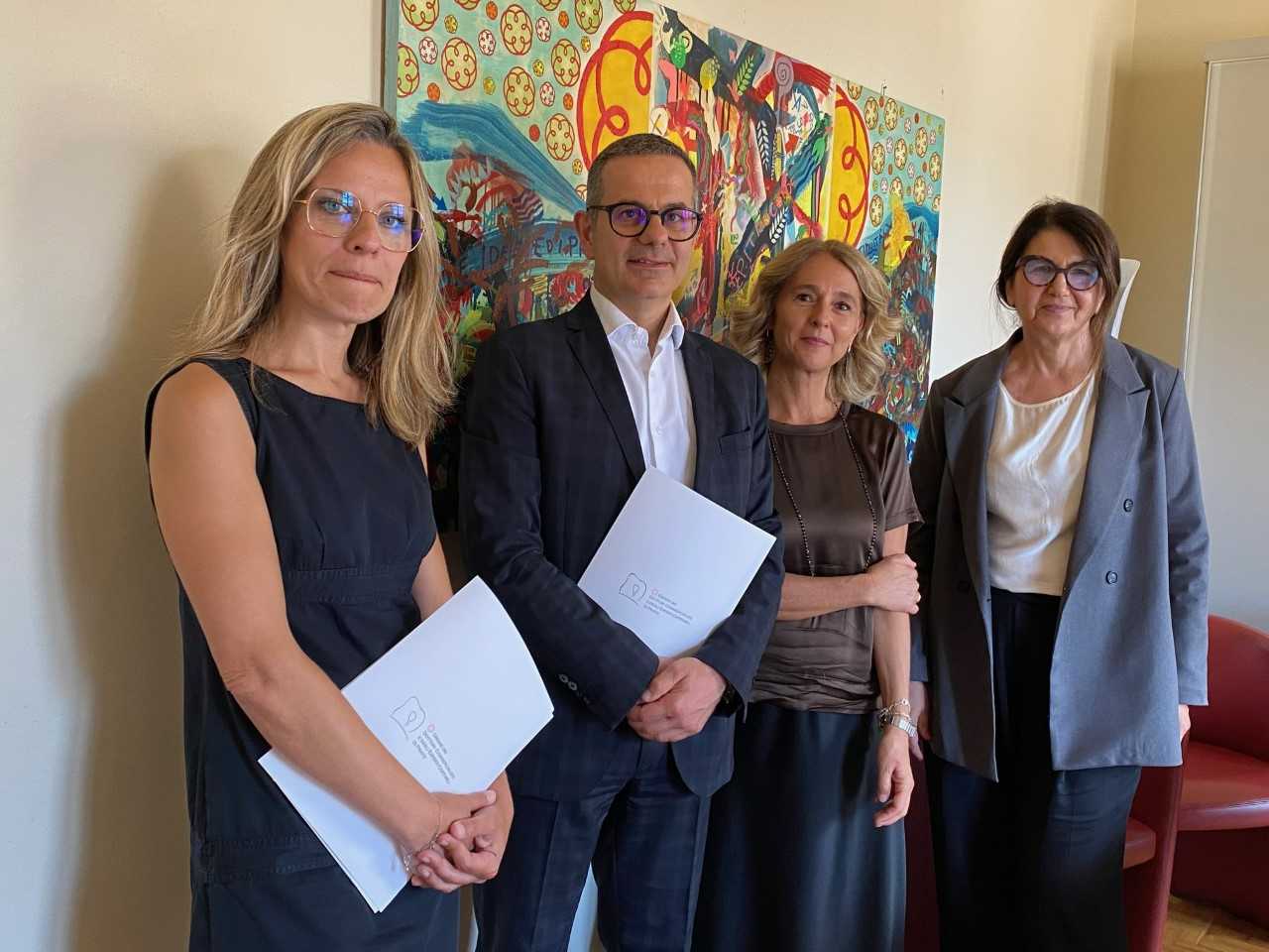 La presentazione dell'accordo tra l'Ordine dei Commercialisti Prato e il Centro antiviolenza La Nara per l'apertura dello sportello d'ascolto contro la violenza economica