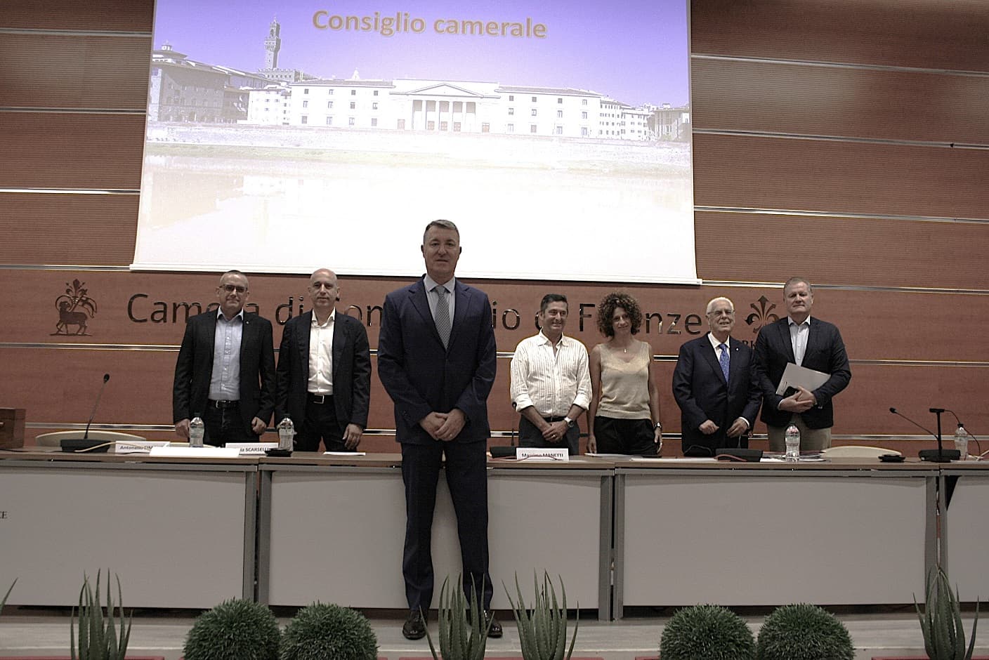 La giunta della Camera di commercio di Firenze. Manca Lapo Baroncelli