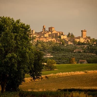 Il borgo di Lucignano, nella Valdichiana aretina