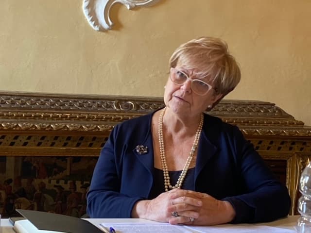 La presidente di Fondazione Cassa di Risparmio di Prato Diana Toccafondi.
