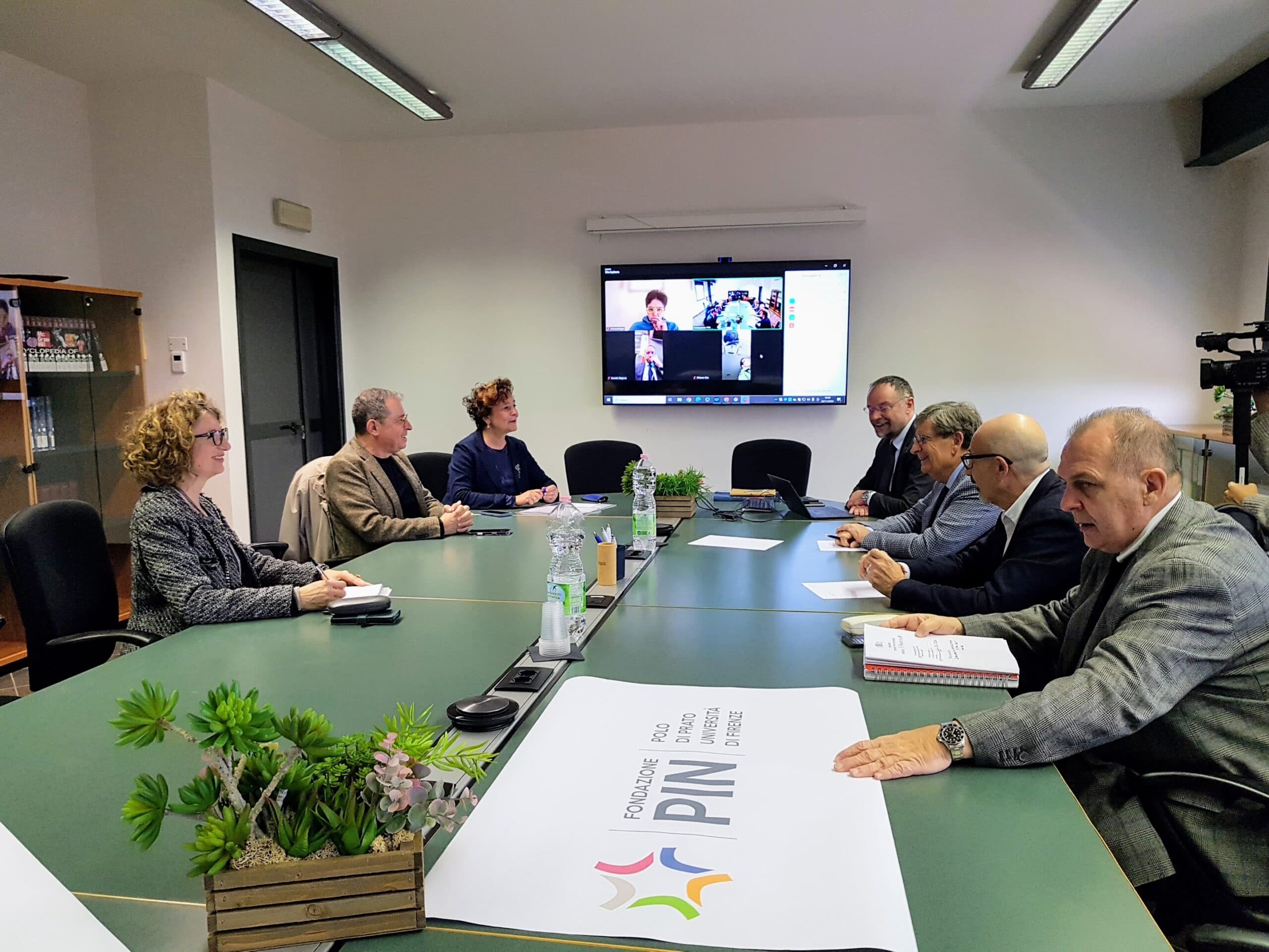 Prima riunione del Consiglio di amministrazione della fondazione PIN.