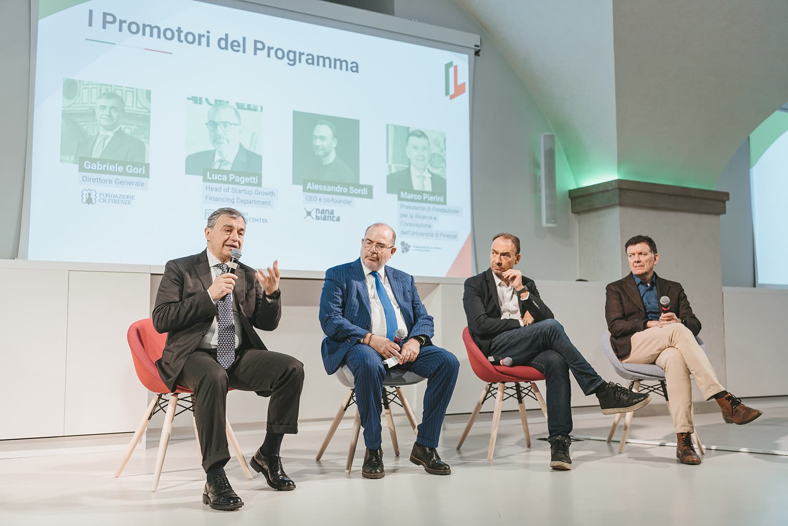 I promotori del programma Italian Lifestyle sul palco dell'edizione 2024.
