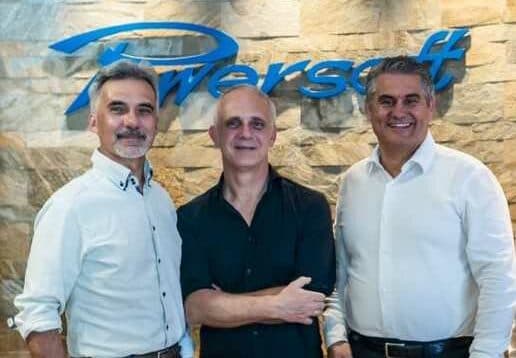 I fondatori di Powersoft, i fratelli Luca e Claudio Lastrucci e Antonio Peruch