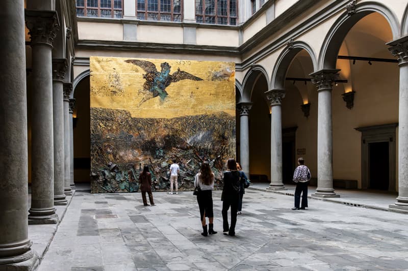 La mostra di Anselm Kiefer che si è tenuta a Palazzo Strozzi l'anno scorso