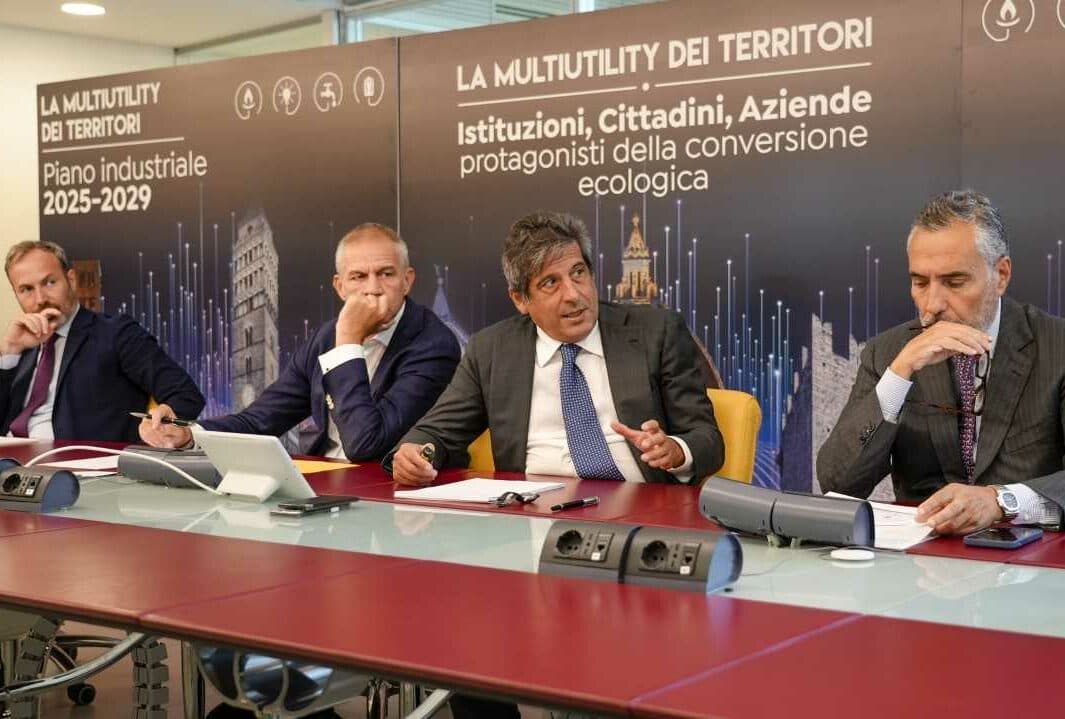 La presentazione del piani industriale di Alia Multiutility
