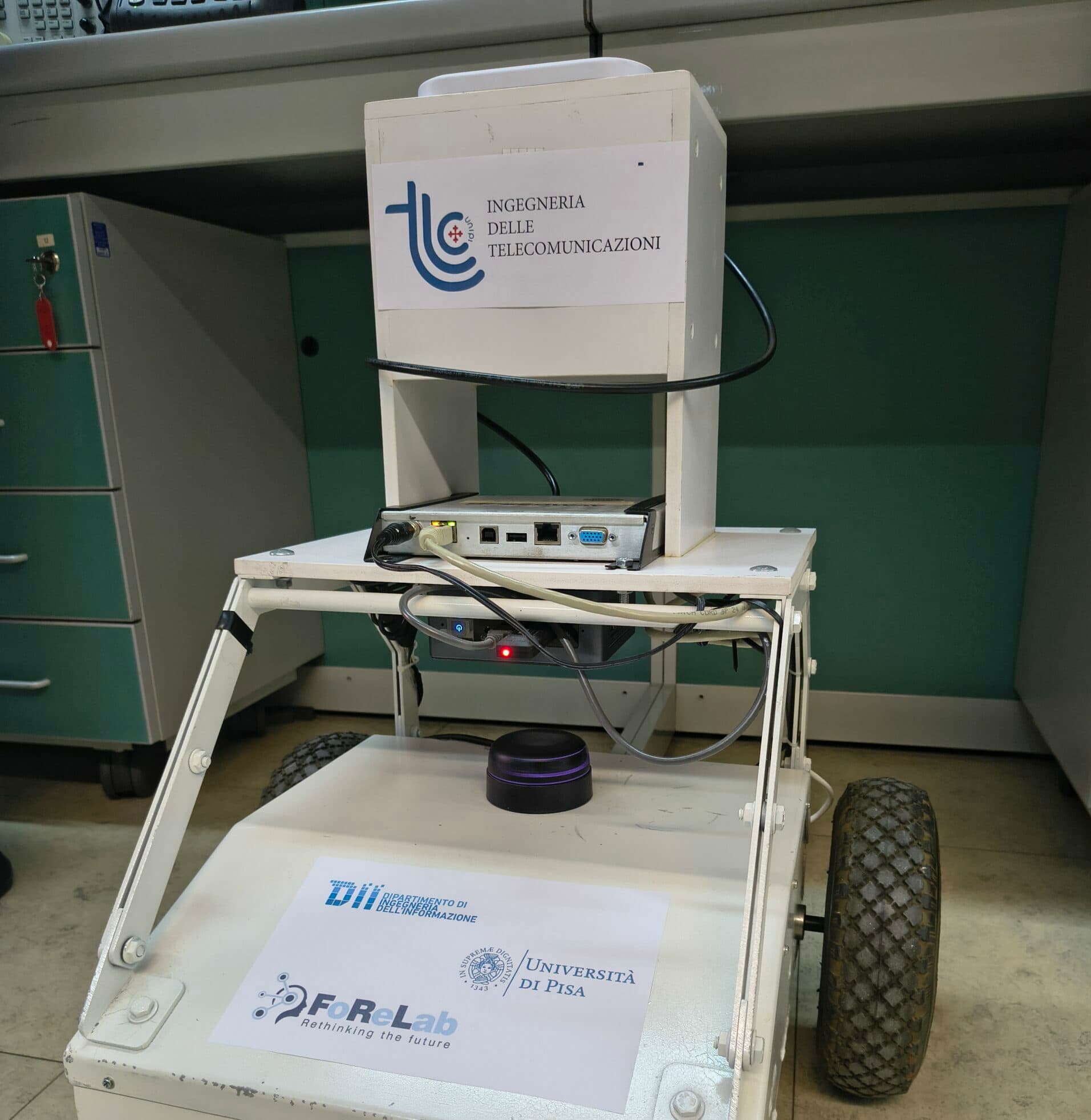 Il robot Aurora progettato dall'Università di Pisa.