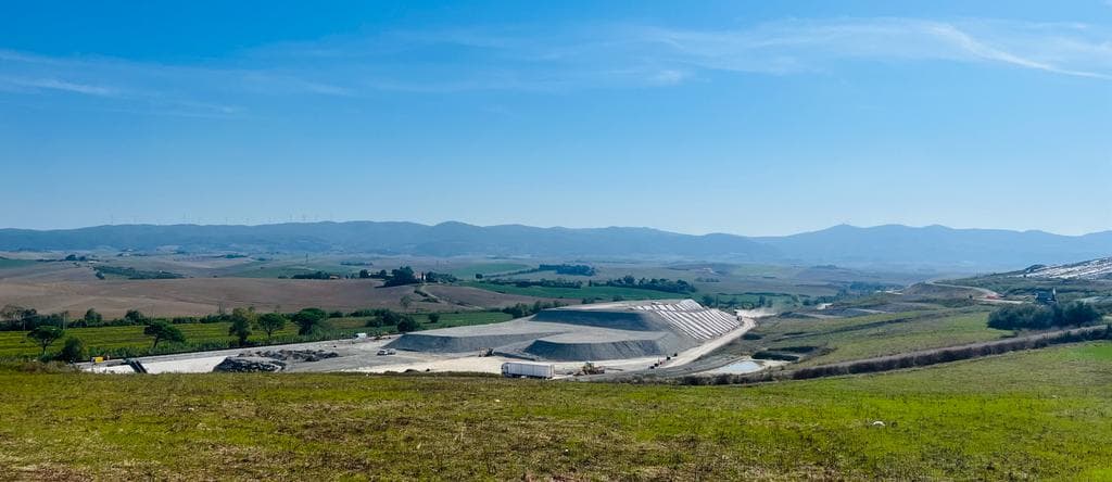 La discarica di Scapigliato a Rosignano