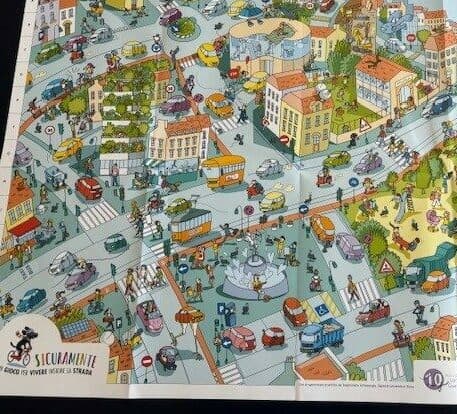 Il gioco Sicuramente di educazione alla sicurezza stradale per le scuole primarie.
