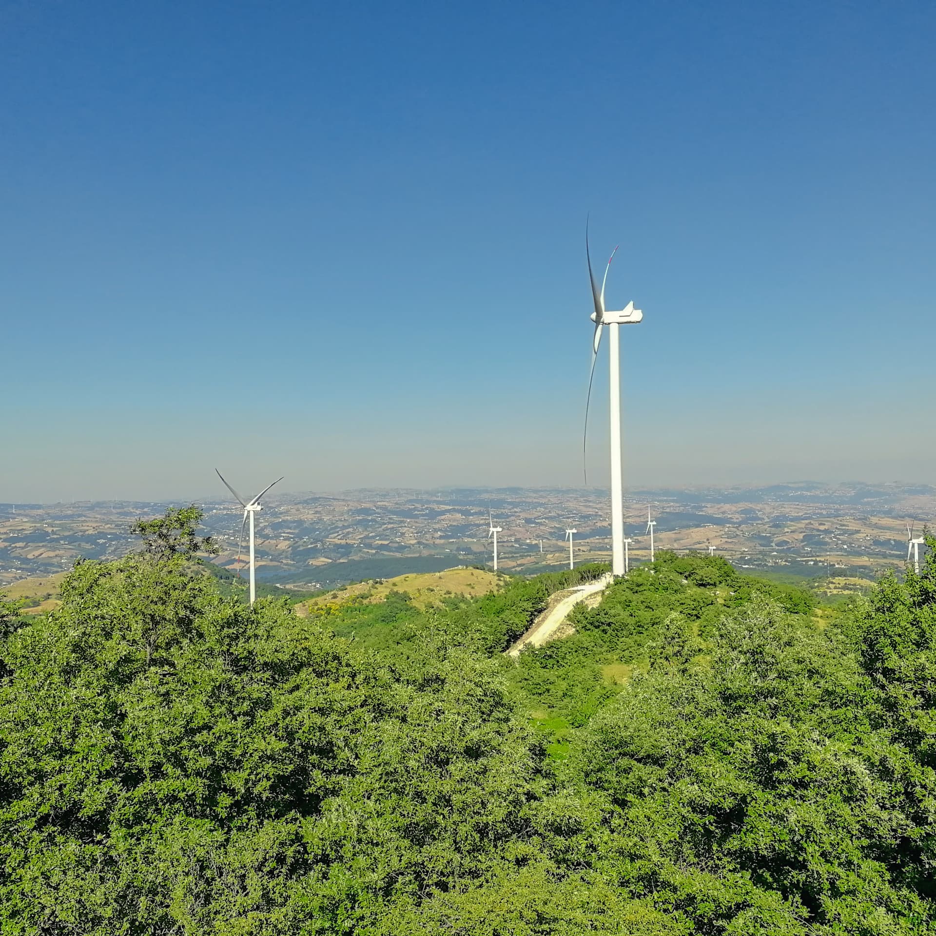 Il parco eolico di Morcone Pontelandolfo, Contrada Pianelle (Benevento)