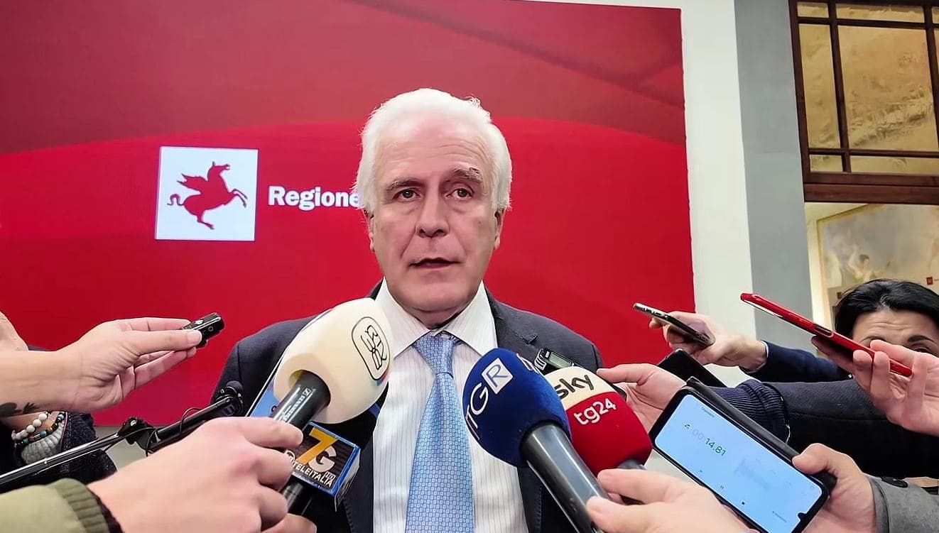Il presidente della Regione Eugenio Giani