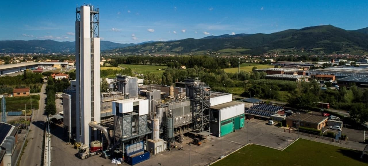 Il termovalorizzatore di Montale (Pistoia), gestito da Hera