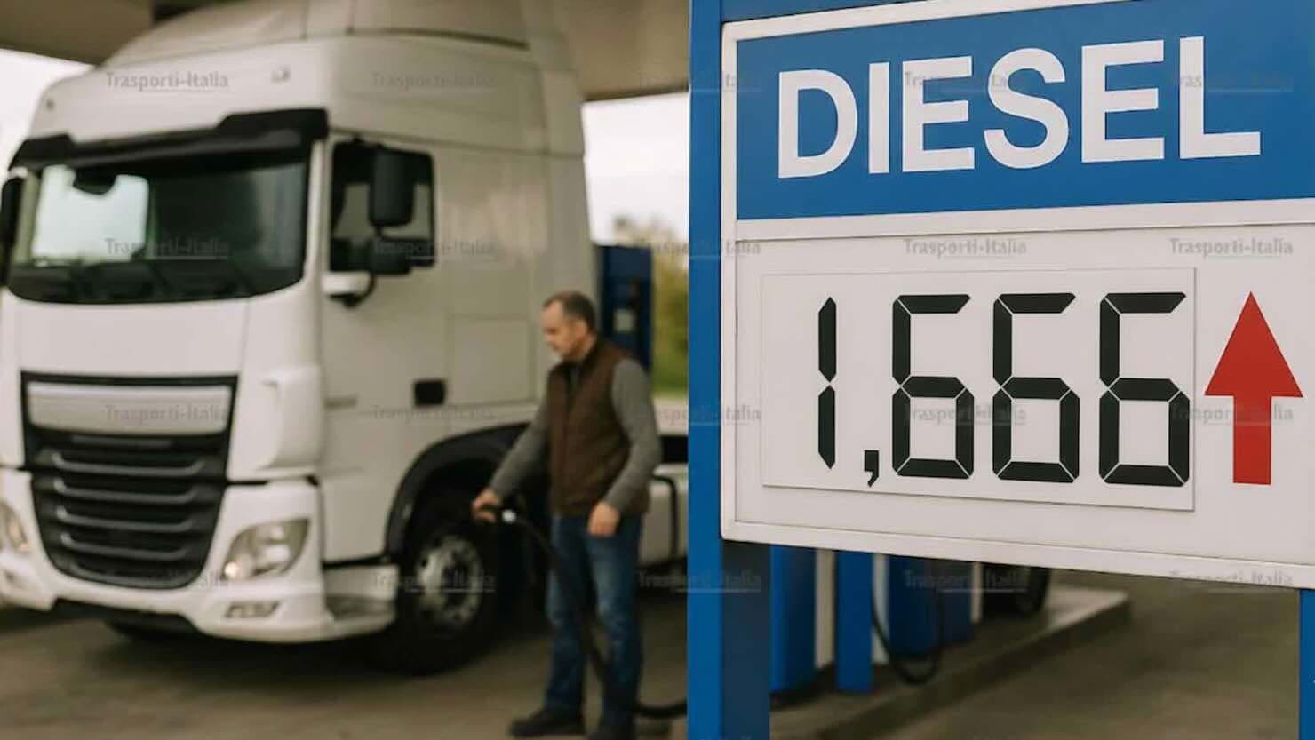 Rifornimento di carburante di un autoarticolato