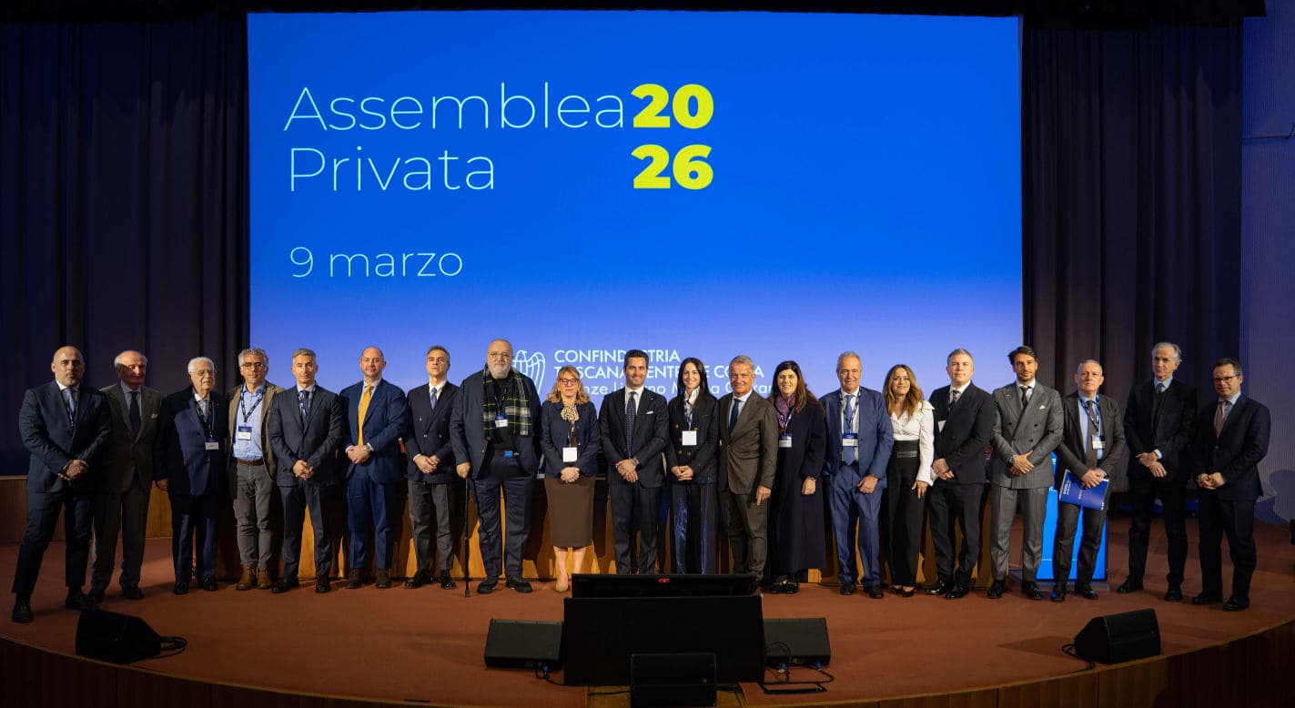 La squadra del presidente di Confindustria Toscana Costa e Centro Lapo Baroncelli