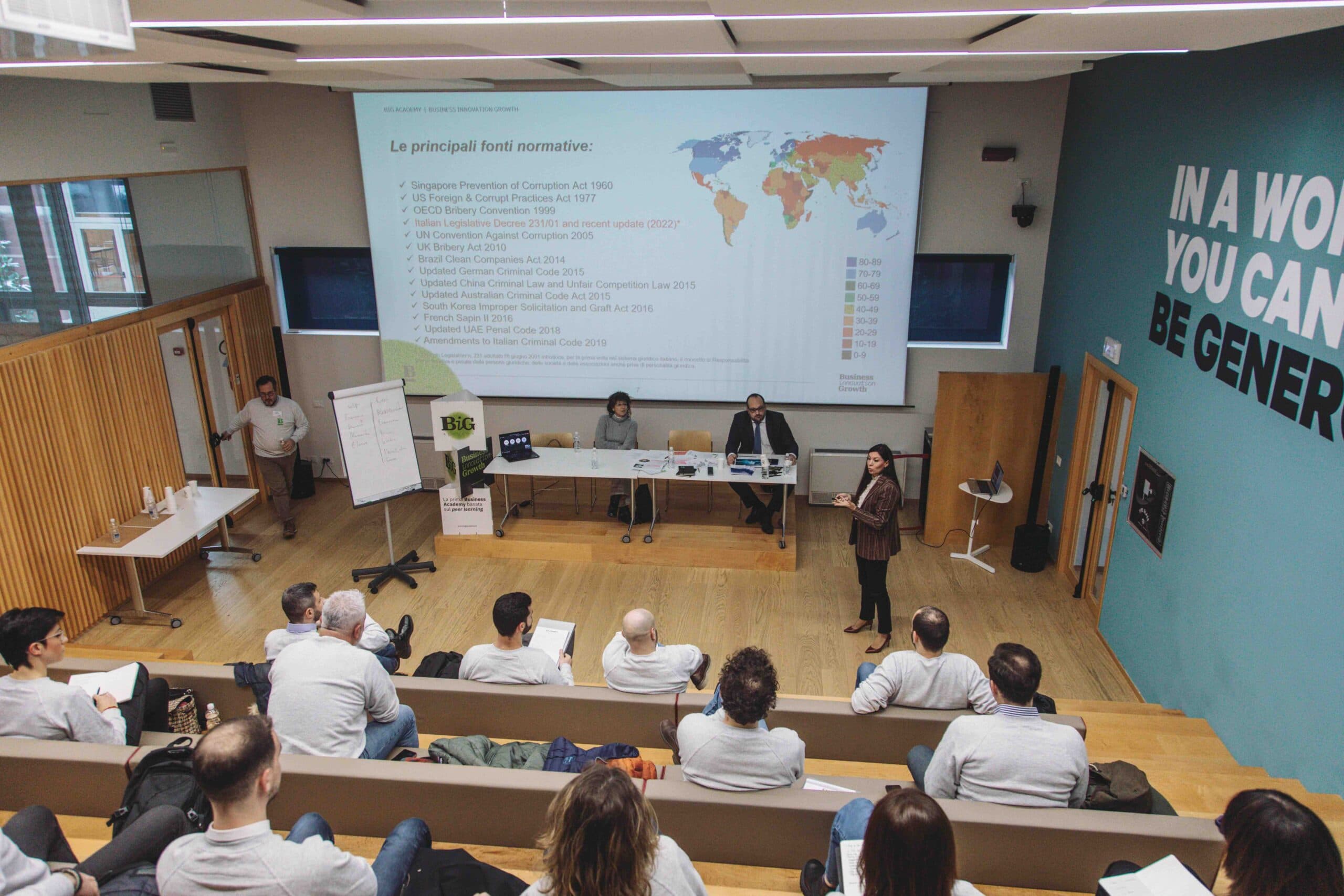 Una lezione alla Big Academy di Firenze