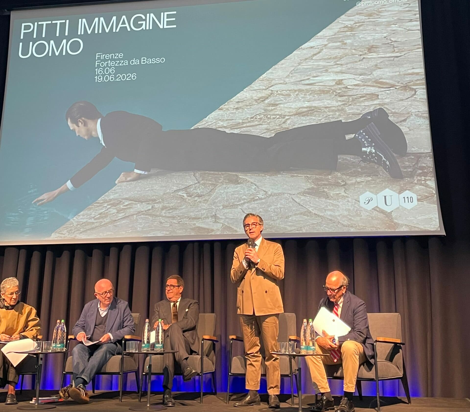 La presentazione del salone Pitti Uomo: in piedi il nuovo ad Ivano Cauli