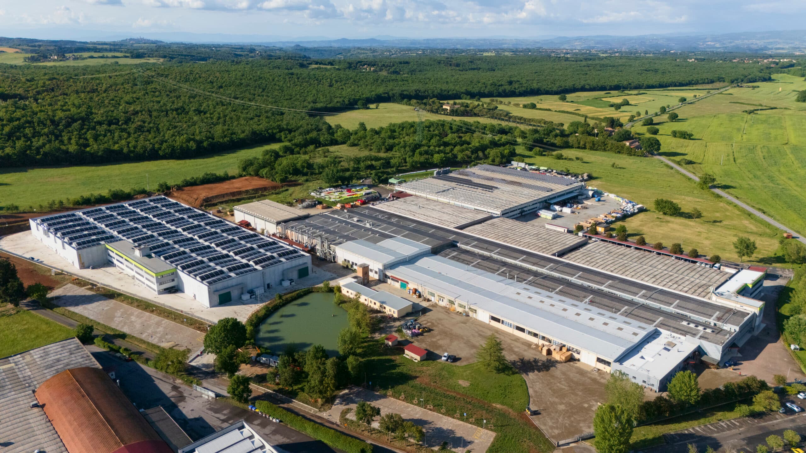 L'insediamento industriale di Pramac a Casole d'Elsa