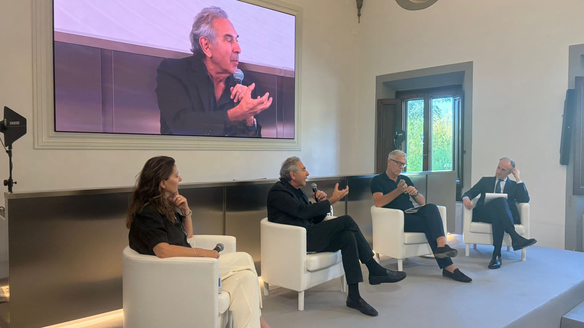 Da sinistra Stefania Lazzaroni, Claudio Capasa, Luca Sburlati e Niccolò Moschini