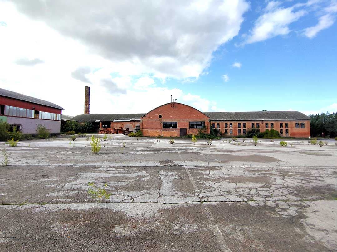 L'area dell'ex fornace di Arbia, ad Asciano (Siena)