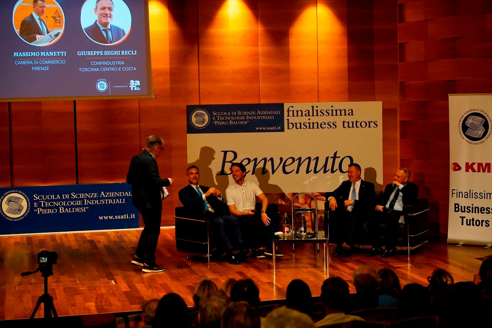 Un momento di Business Tutors 2026 all'auditorium Ridolfi
