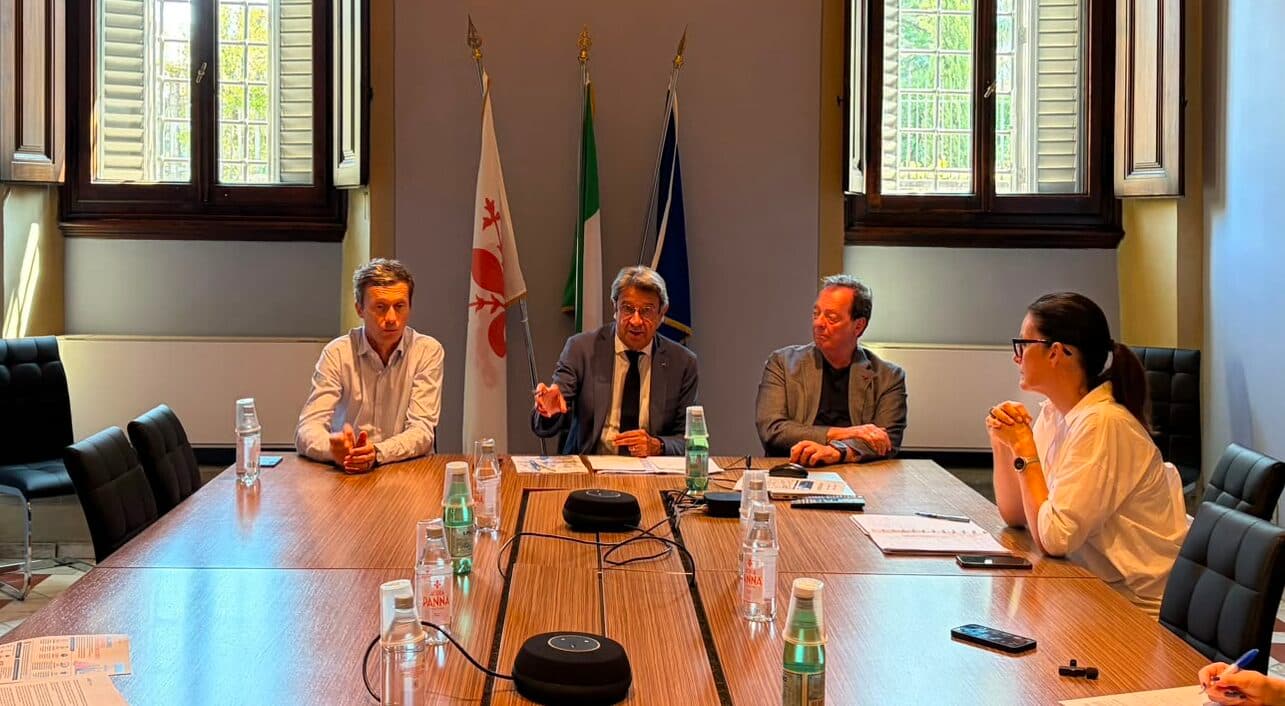 Da sinistra Giangiacomo Gellini, Rossano Massai e Stefano Fani