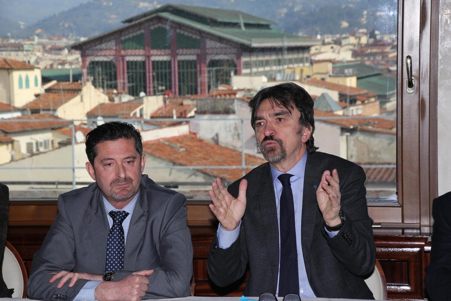 Aldo Cursano e Franco Marinoni, presidente e direttore di Confcommercio Toscana