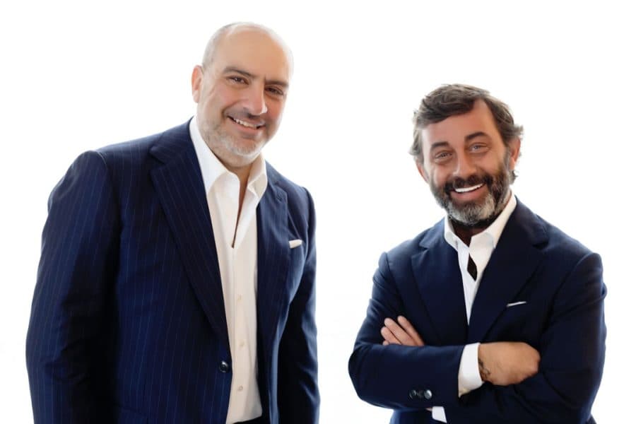 Giulio Gallazzi (a sinistra) e Bernardo Vacchi