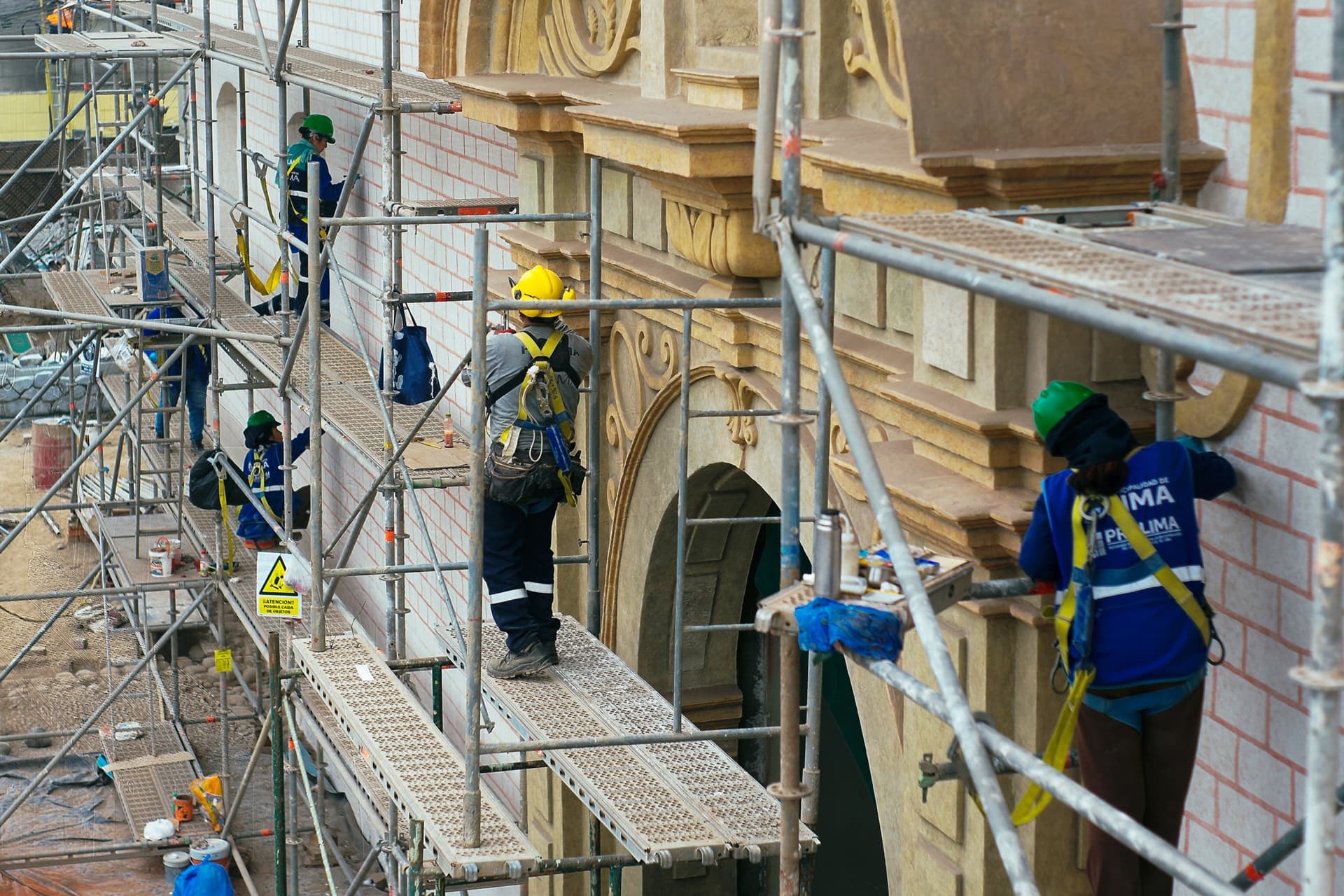Uno dei cantieri finanziati dalla Fondazione Caript