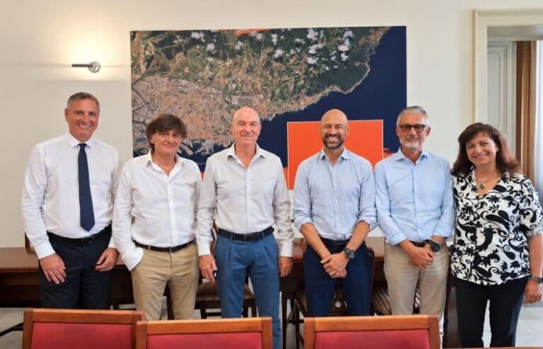 Da sinistra Eugenio Fiore, Nicola Falleni, Luca Salvetti, Mauro Delle Fratte, Stefano Taddia e Barbara La Comba