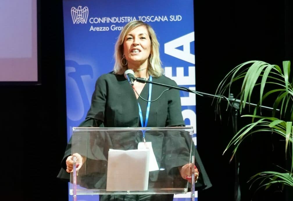 La presidente di Confindustria Toscana Sud Giordana Giordini